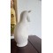 Vintage Crowning Touch White Bisque Porcelain Cat Figurine