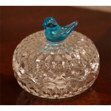 Crystal Bluebird Trinket Box